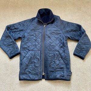 Barbour quilted fleece jacket.